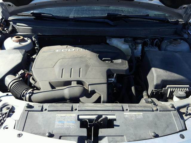 1G2ZG57B094205674 - 2009 PONTIAC G6 SILVER photo 7