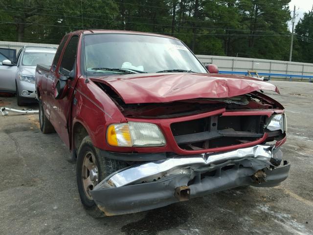 1FTRX17292NA91615 - 2002 FORD F150 RED photo 1