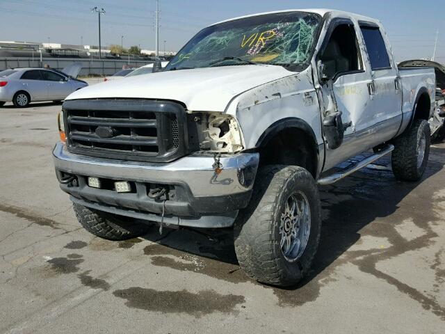 1FTSW31F92ED61339 - 2002 FORD F350 WHITE photo 2