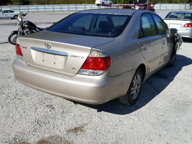 4T1BF32K75U591334 - 2005 TOYOTA CAMRY LE GOLD photo 4