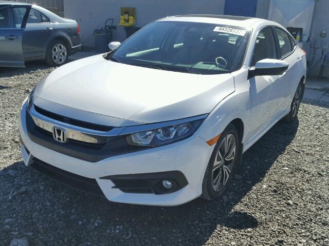 19XFC1F71GE029679 - 2016 HONDA CIVIC EXL WHITE photo 2