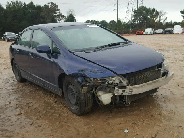 1HGFA16576L022568 - 2006 HONDA CIVIC BLUE photo 1