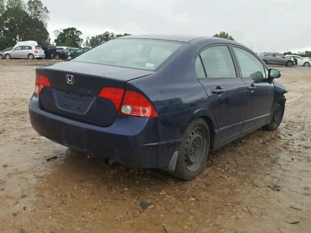 1HGFA16576L022568 - 2006 HONDA CIVIC BLUE photo 4