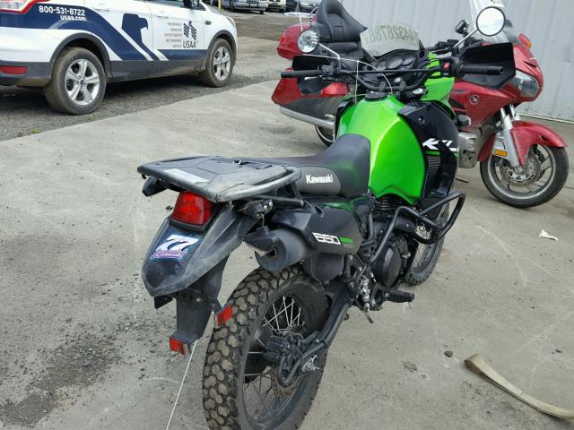 JKAKLEE12FDA83508 - 2015 KAWASAKI KL650 E GREEN photo 3