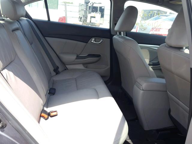 2HGFB2F90FH510327 - 2015 HONDA CIVIC EXL 灰色 照片 6