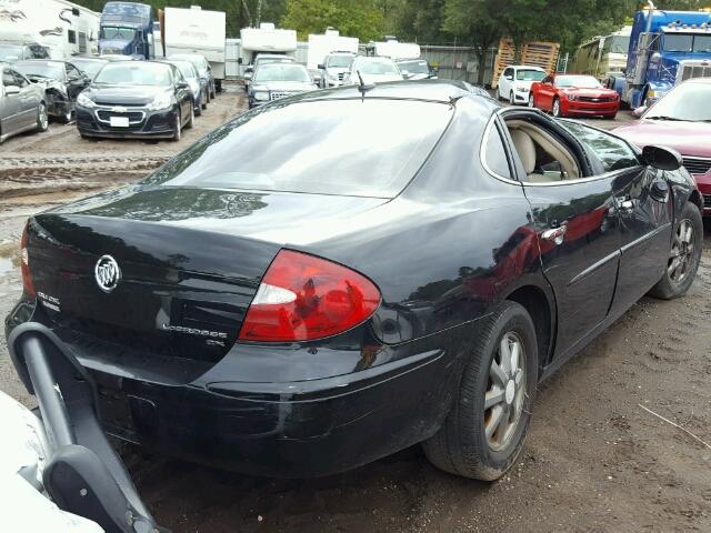 2G4WC582271140050 - 2007 BUICK LACROSSE C BLACK photo 4