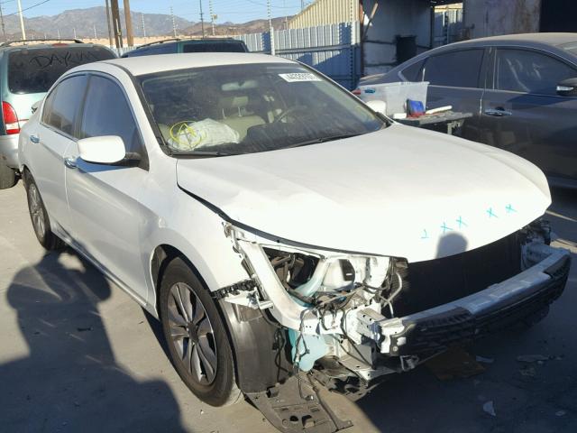 1HGCR2F33EA097715 - 2014 HONDA ACCORD LX WHITE photo 1