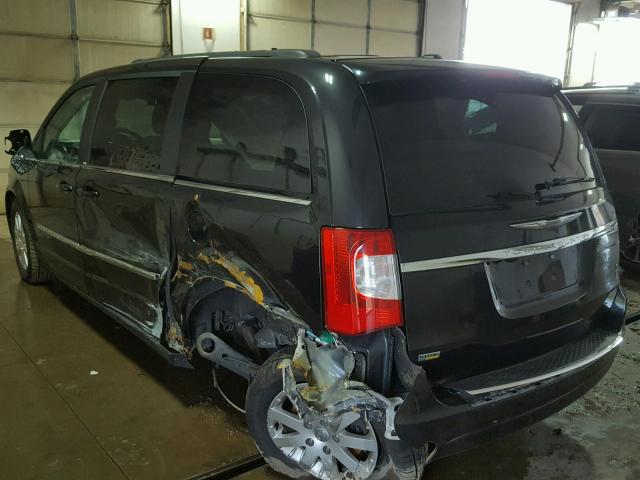 2C4RC1BG4DR774598 - 2013 CHRYSLER TOWN & COU BLACK photo 3