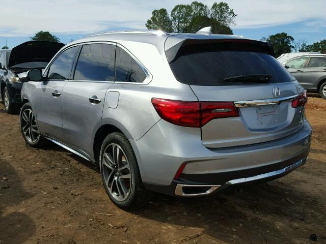 5FRYD4H82HB021582 - 2017 ACURA MDX SILVER photo 3