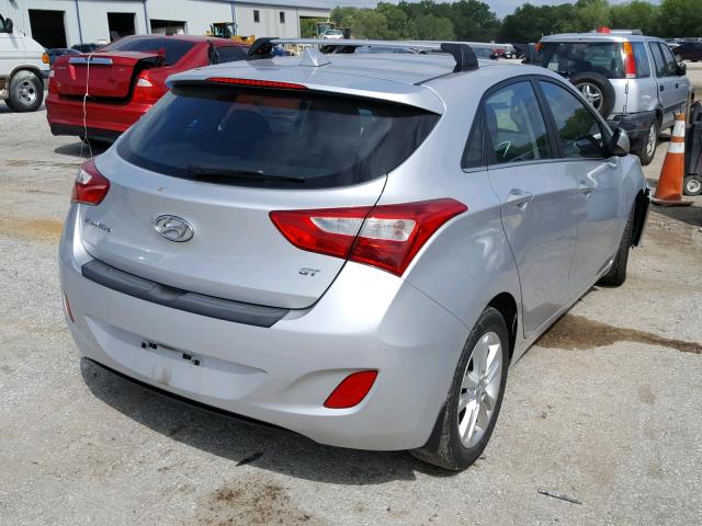 KMHD35LE2DU068968 - 2013 HYUNDAI ELANTRA GT SILVER photo 4