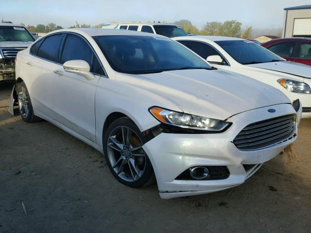 3FA6P0D92DR213235 - 2013 FORD FUSION TIT WHITE photo 1