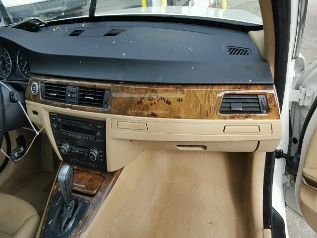 WBAVB73568VH25956 - 2008 BMW 335 I WHITE photo 10