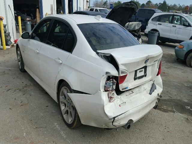 WBAVB73568VH25956 - 2008 BMW 335 I WHITE photo 3