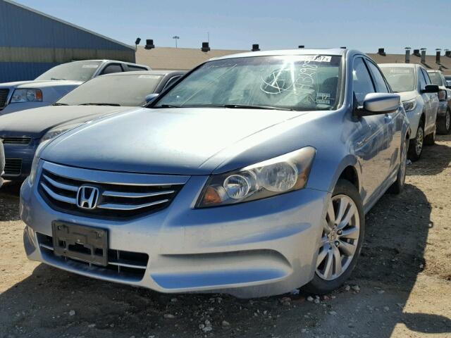 1HGCP2F79CA043230 - 2012 HONDA ACCORD EX BLUE photo 2