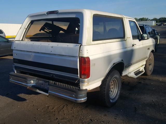 1FMEU15H3TLA41803 - 1996 FORD BRONCO U10 WHITE photo 4