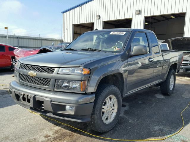 1GCJTCFE2B8129510 - 2011 CHEVROLET COLORADO L GRAY photo 2