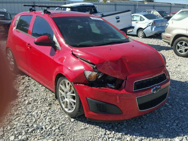 1G1JD6SB2D4197688 - 2013 CHEVROLET SONIC LT Қызыл фото 1