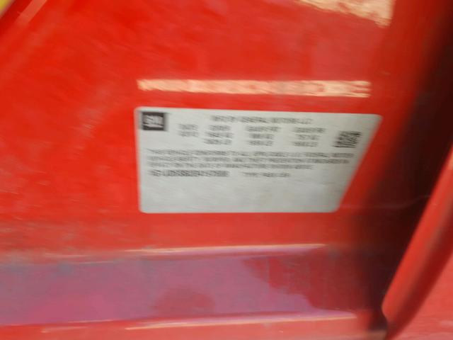 1G1JD6SB2D4197688 - 2013 CHEVROLET SONIC LT Қызыл фото 10