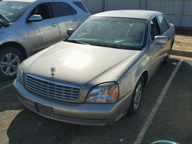 1G6KD54Y41U275118 - 2001 CADILLAC DEVILLE GOLD photo 2