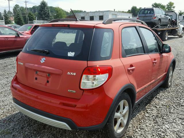 JS2YB413685109452 - 2008 SUZUKI SX4 BASE RED photo 4