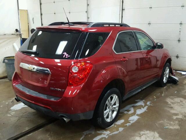 2GNFLDE3XD6129699 - 2013 CHEVROLET EQUINOX RED photo 4