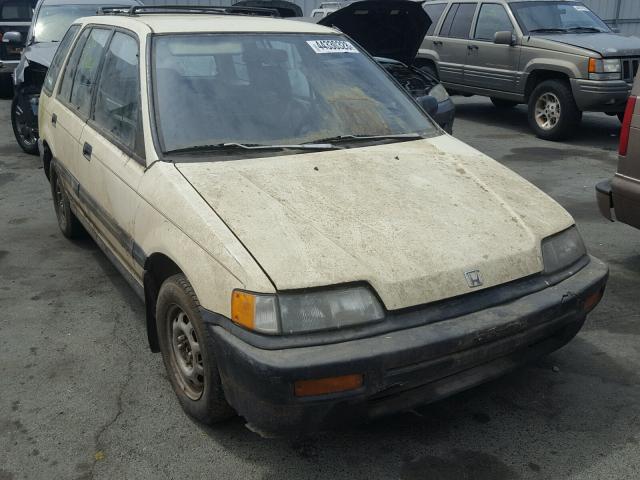 JHMEY3740KS000272 - 1989 HONDA CIVIC WAGO CREAM photo 1