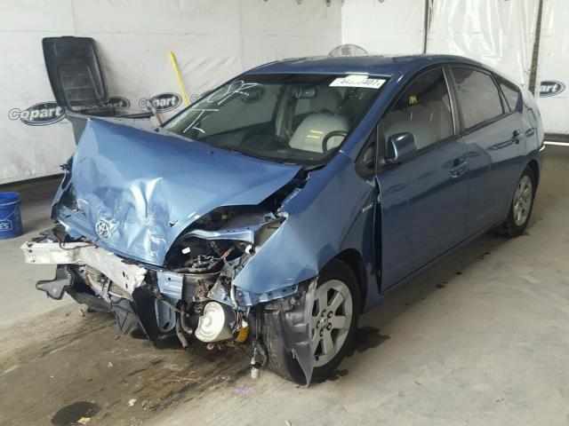 JTDKB20U687699767 - 2008 TOYOTA PRIUS BLUE photo 2