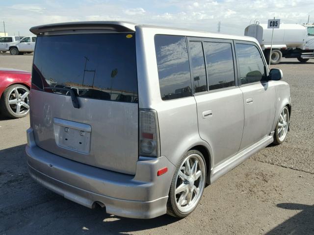 JTLKT334250203371 - 2005 TOYOTA SCION XB TAN photo 4