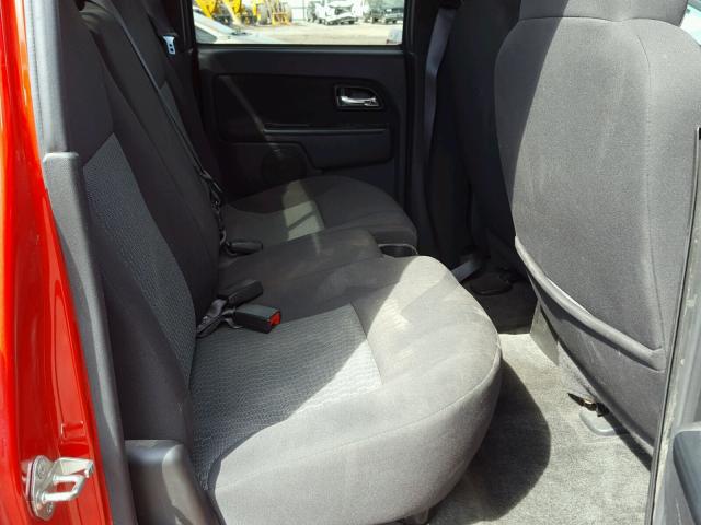 1GCHTDFE7C8140928 - 2012 CHEVROLET COLORADO L RED photo 6
