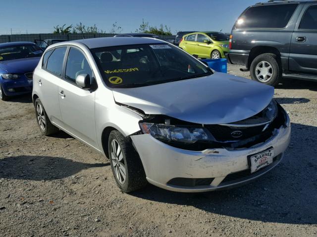 KNAFU5A26D5655099 - 2013 KIA FORTE EX SILVER photo 1