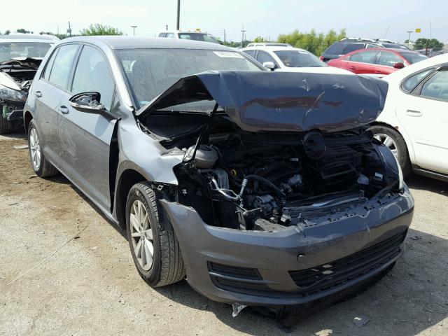 3VW217AU4HM022041 - 2017 VOLKSWAGEN GOLF S GRAY photo 1