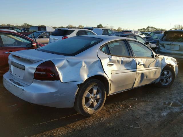 2G2WP522151346317 - 2005 PONTIAC GRAND PRIX SILVER photo 4