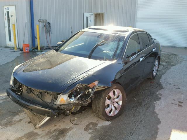 1HGCP36878A082176 - 2008 HONDA ACCORD EXL BLACK photo 2