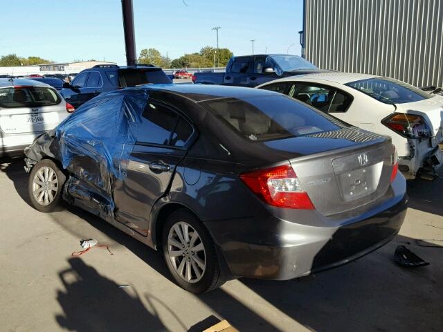 2HGFB2F82CH610514 - 2012 HONDA CIVIC EX CHARCOAL photo 3