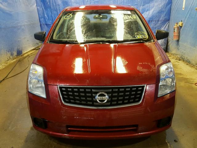 3N1AB61E88L688536 - 2008 NISSAN SENTRA 2.0 RED photo 9