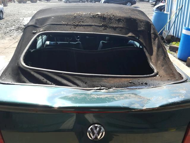 3VWDC21V81M807943 - 2001 VOLKSWAGEN CABRIO GLX მწვანე ფოტო 9
