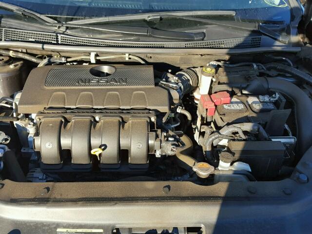 3N1AB7AP2FY351545 - 2015 NISSAN SENTRA GRAY photo 7