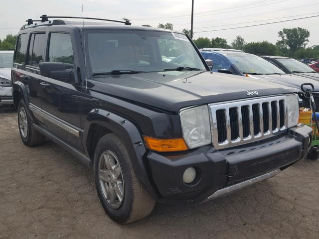 1J8HG58237C580797 - 2007 JEEP COMMANDER BLACK photo 1