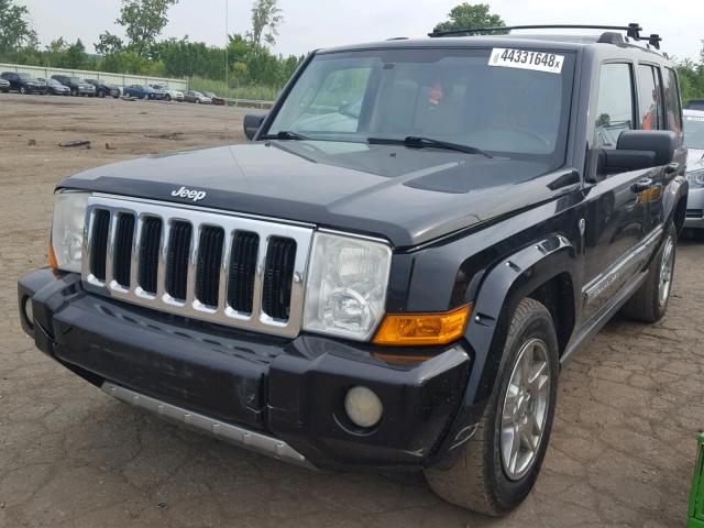 1J8HG58237C580797 - 2007 JEEP COMMANDER BLACK photo 2