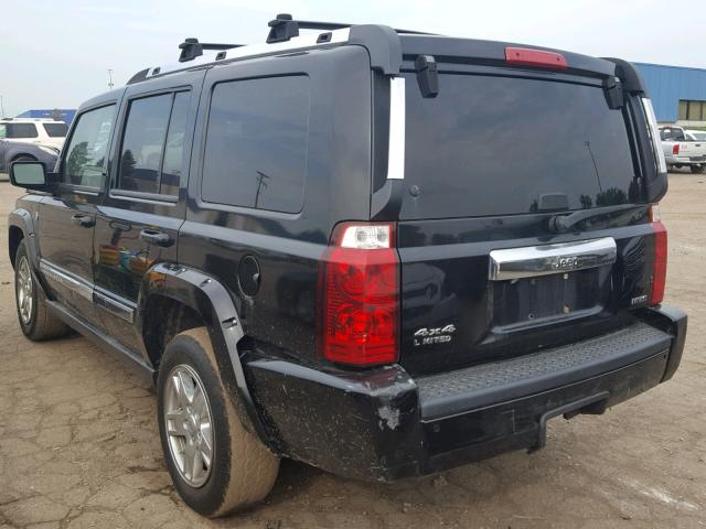 1J8HG58237C580797 - 2007 JEEP COMMANDER BLACK photo 3