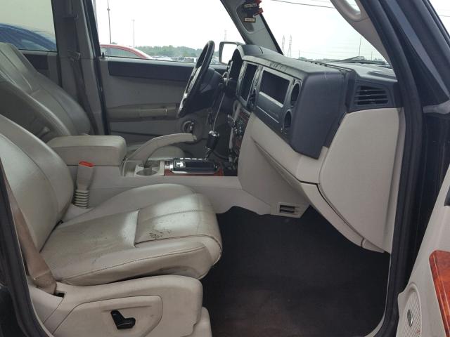 1J8HG58237C580797 - 2007 JEEP COMMANDER BLACK photo 5