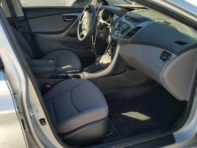 KMHDH4AE4EU218661 - 2014 HYUNDAI ELANTRA SE SILVER photo 5