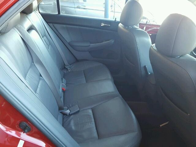 1HGCM56877A055885 - 2007 HONDA ACCORD EX RED photo 6