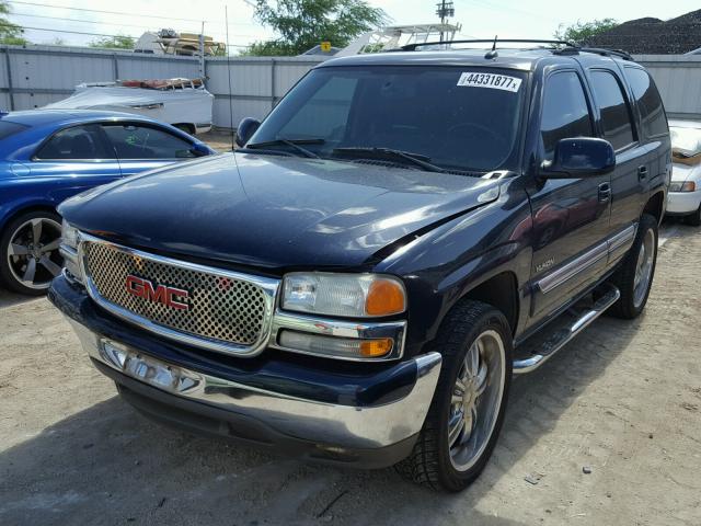 1GKEC13V15J142602 - 2005 GMC YUKON BLUE photo 2