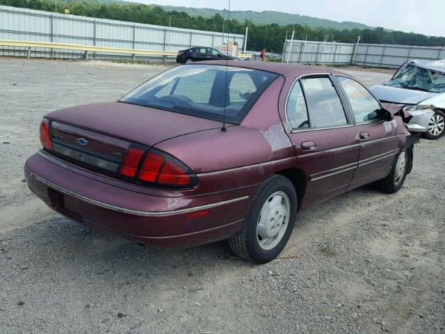 2G1WN52M6T9207648 - 1996 CHEVROLET LUMINA LS BURGUNDY photo 4