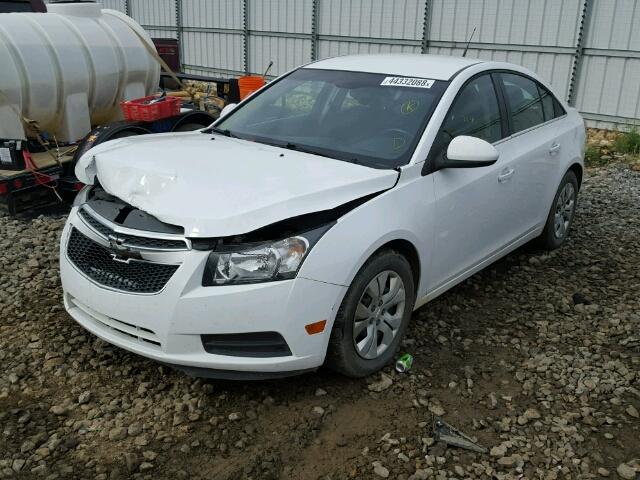 1G1PC5SB4D7297121 - 2013 CHEVROLET CRUZE LT YELLOW photo 2