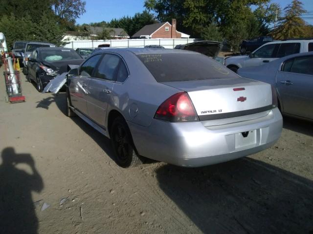 2G1WB5EN4A1241886 - 2010 CHEVROLET IMPALA LT SILVER photo 3