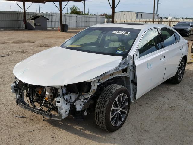 4T1BK1EB7JU270349 - 2018 TOYOTA AVALON XLE WHITE photo 2