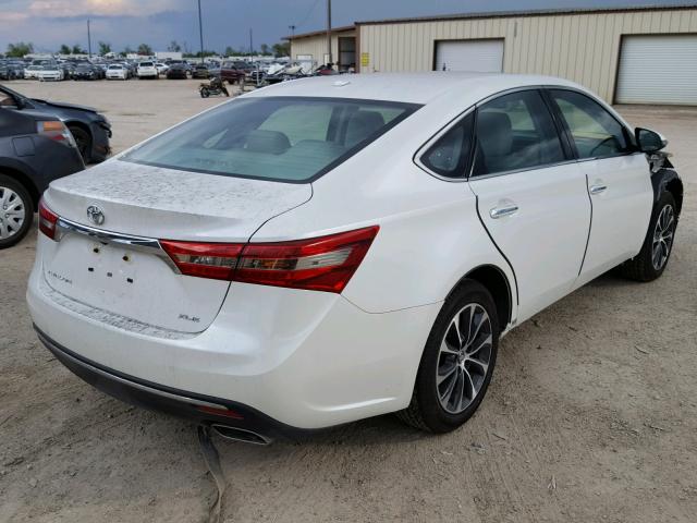 4T1BK1EB7JU270349 - 2018 TOYOTA AVALON XLE WHITE photo 4