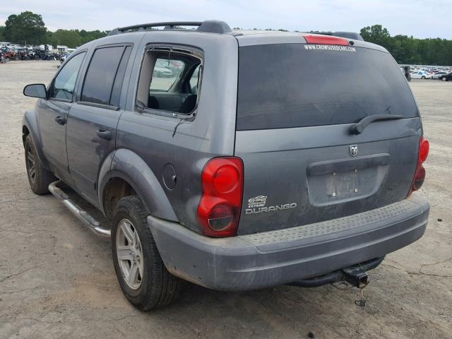 1D4HD38K76F174283 - 2006 DODGE DURANGO SX GRAY photo 3